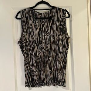 Cheetah print tank top